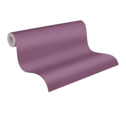Vliestapete Uni Textil-Optik lila 37702-3