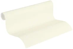 Vliestapete Uni Textil-Optik weiß 36932-1
