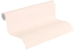 Vliestapete Uni Textil-Optik rosa 36932-4