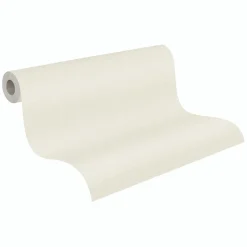 Vliestapete Uni Textiloptik Struktur Creme Beige 79202-1