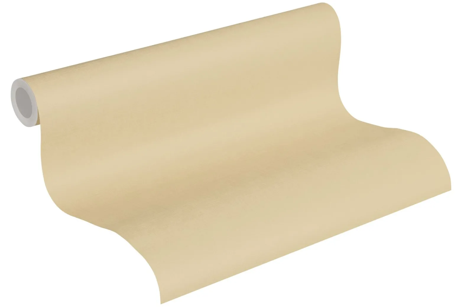 Vliestapete Uni Textil-Optik gold Metallic 36932-7