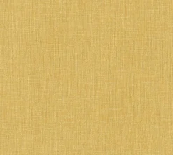 Vliestapete Uni Textil-Optik goldgelb 36922-1