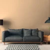 Vliestapete Uni Textil-Optik beige-orange 37749-4