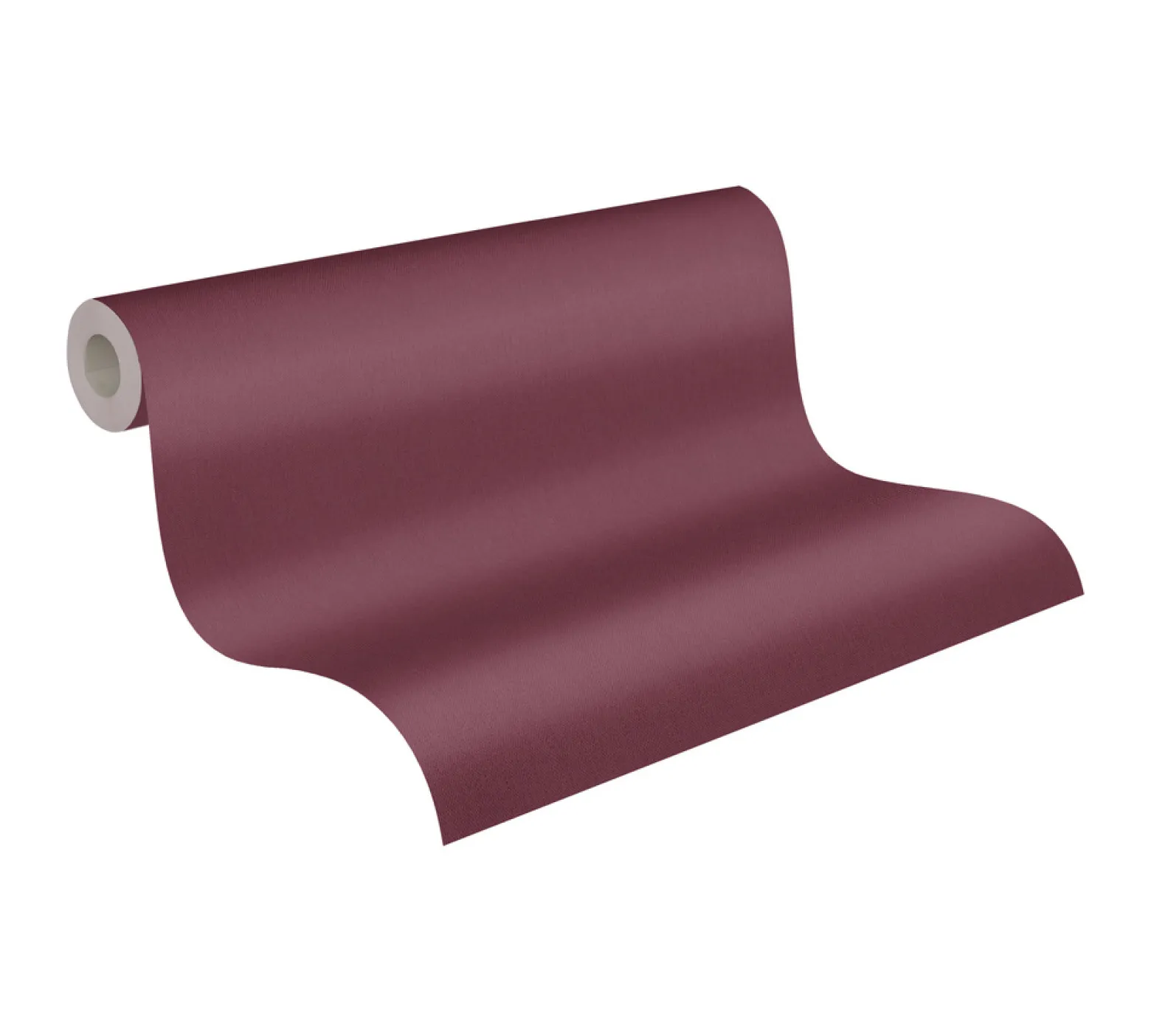 Vliestapete Uni Textil-Optik bordeaux-rot 37749-6