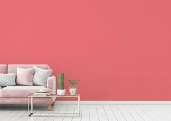 Vliestapete Uni Textil-Optik rot 37750-2