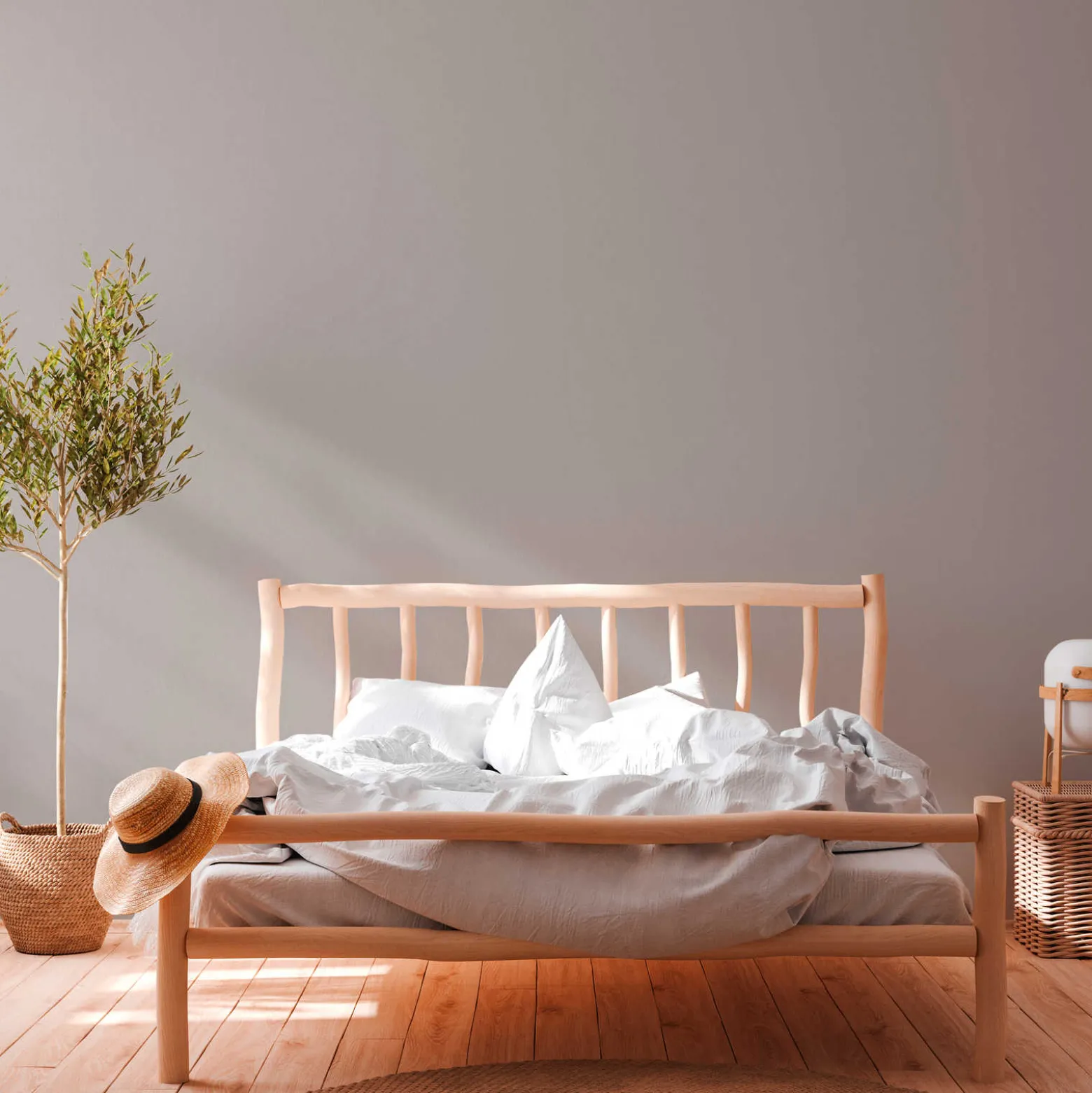 Vliestapete Uni Textil-Optik taupe 37703-2