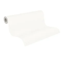 Vliestapete Uni Textil-Optik weiß 37703-9