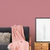 Vliestapete Uni Textil-Optik pink 37702-5