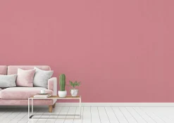 Vliestapete Uni Textil-Optik pink 37702-5