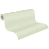Vliestapete Uni Textil-Optik grau-grün 37703-3