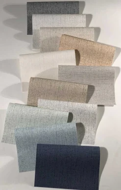 Vliestapete Uni Textil-Optik braun-beige Marburg 32674