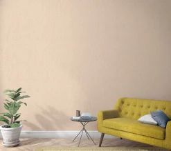 Vliestapete Uni Textil-Optik braun-beige Marburg 32674