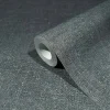 Vliestapete Uni Textil Optik Modern Dunkelgrau 45775