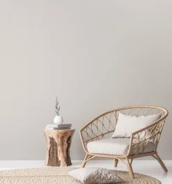 Vliestapete Uni Textil Optik Grau Weiß Glitzer 38662-6