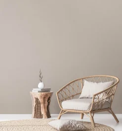 Vliestapete Uni Textil Optik Beige Grau Glitzer 38662-5