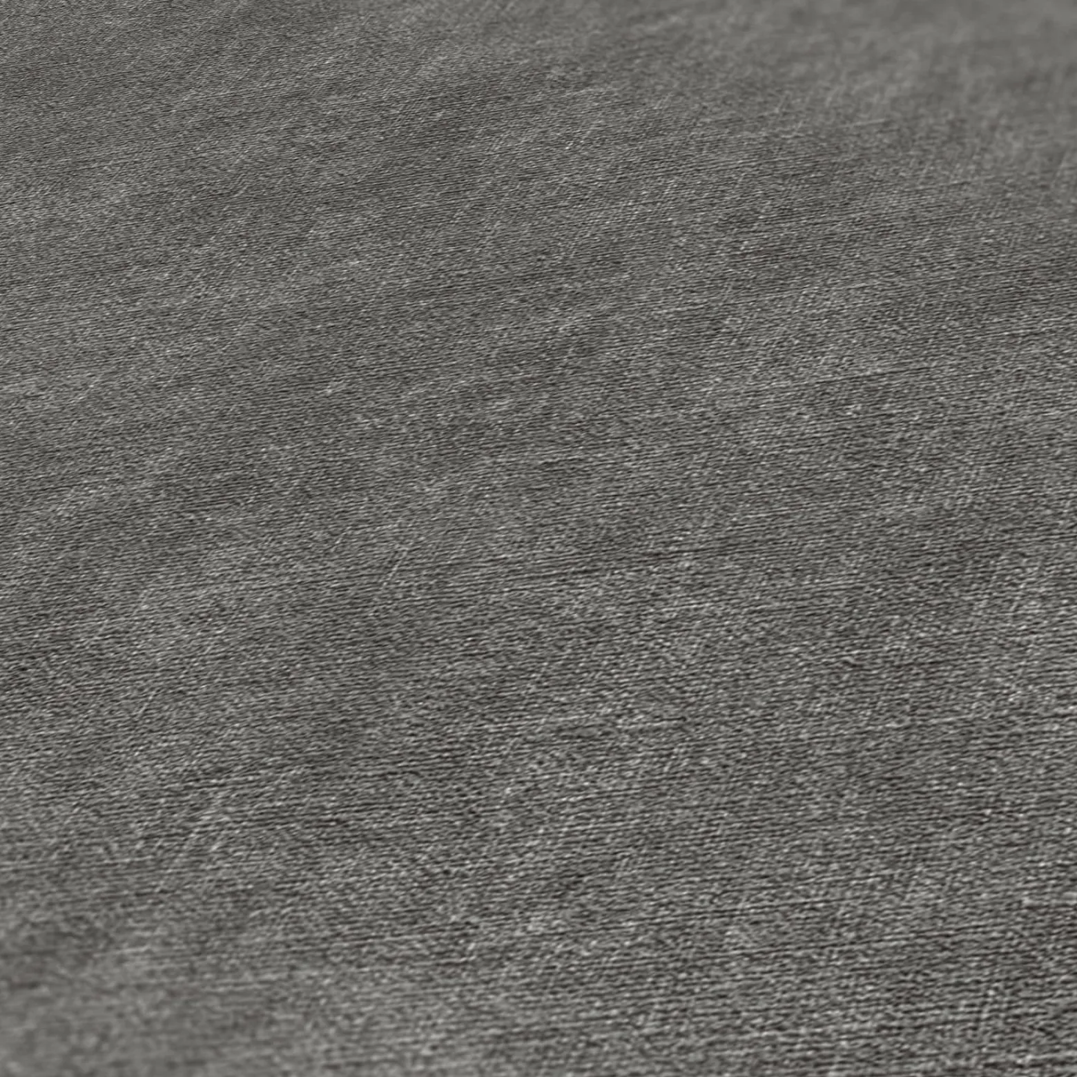 Vliestapete Uni Textil Optik Struktur Anthrazit 39566-3
