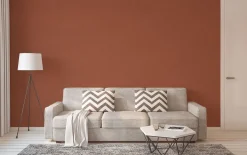Vliestapete Uni Textil terrakotta-braun 37536-7