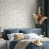 Vliestapete Unterwasser Floral Beige Weiß 81690