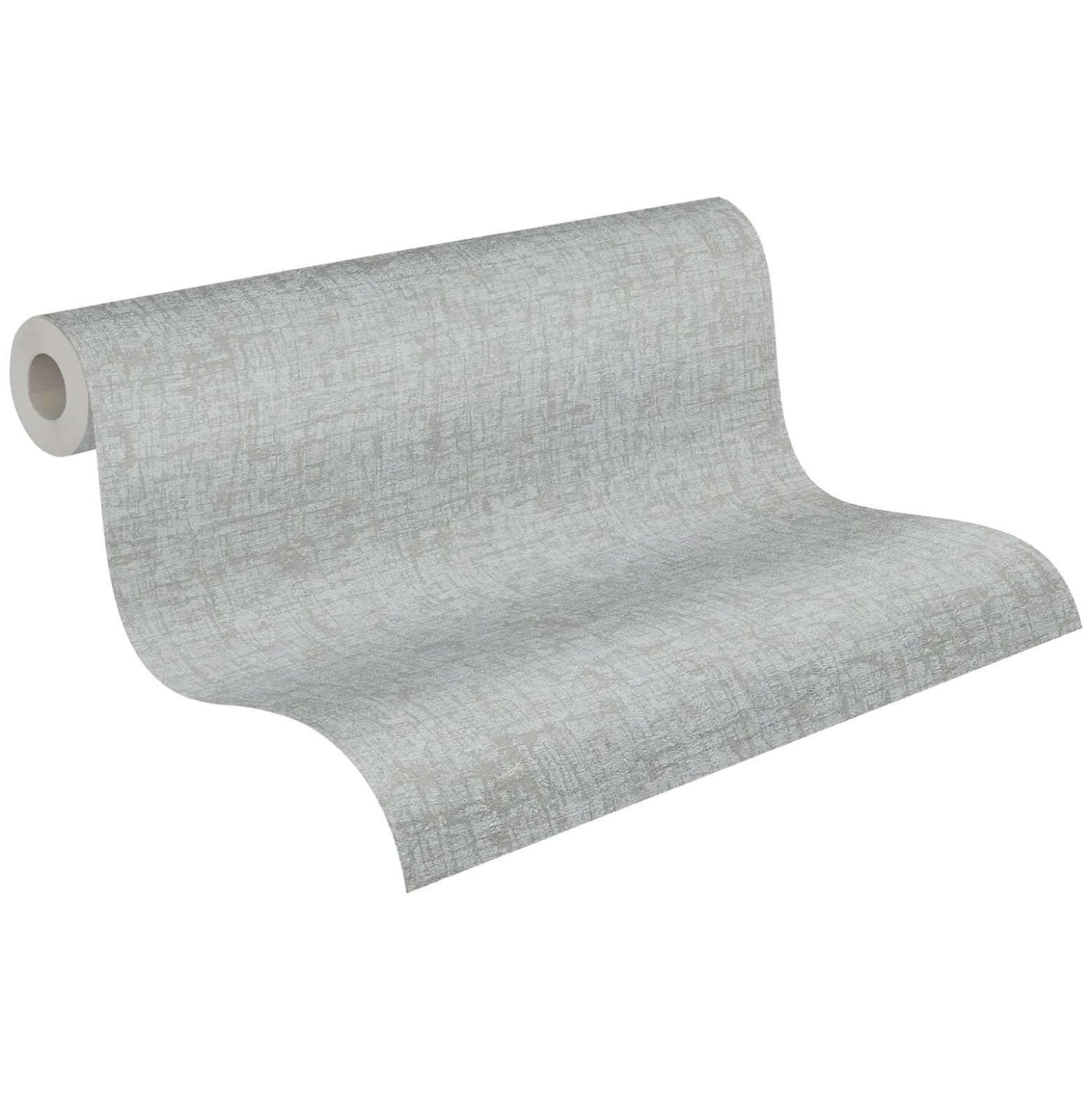 Vliestapete Used-Look Grau Silber Metallic 39564-2
