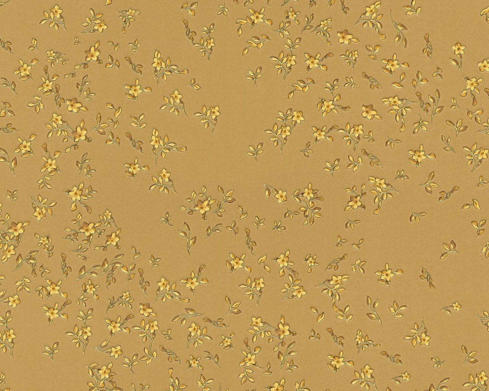 Vliestapete Versace Home Blüten gold 93585-3
