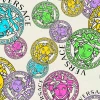 Vliestapete Versace Weiß Bunt Logo 38610-1