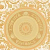 Vliestapete Versace Weiß Gold Logo Floral 38705-4