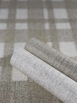 Vliestapete Vierecke Karo beige Marburg 32660