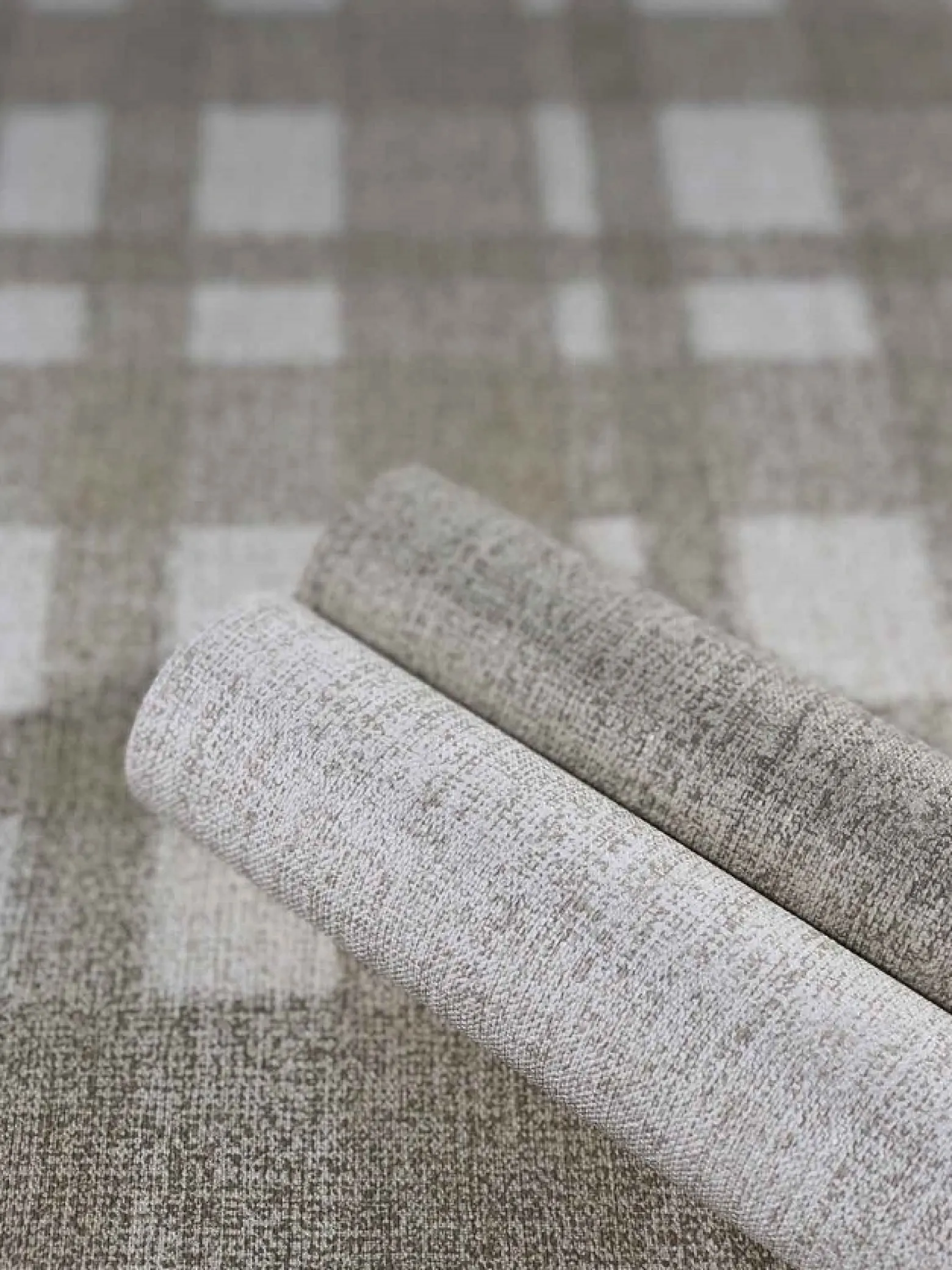 Vliestapete Vierecke Karo beige Marburg 32660