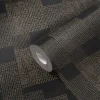 Vliestapete Vierecke Punkte schwarz gold 38525-3