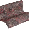 Vliestapete Vintage Fliesen lilagrau rot braun 37391-3