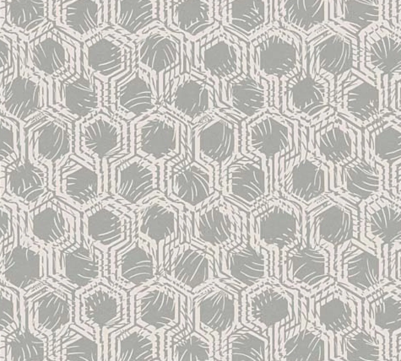 Vliestapete Waben silber creme Architects Paper 33327-2