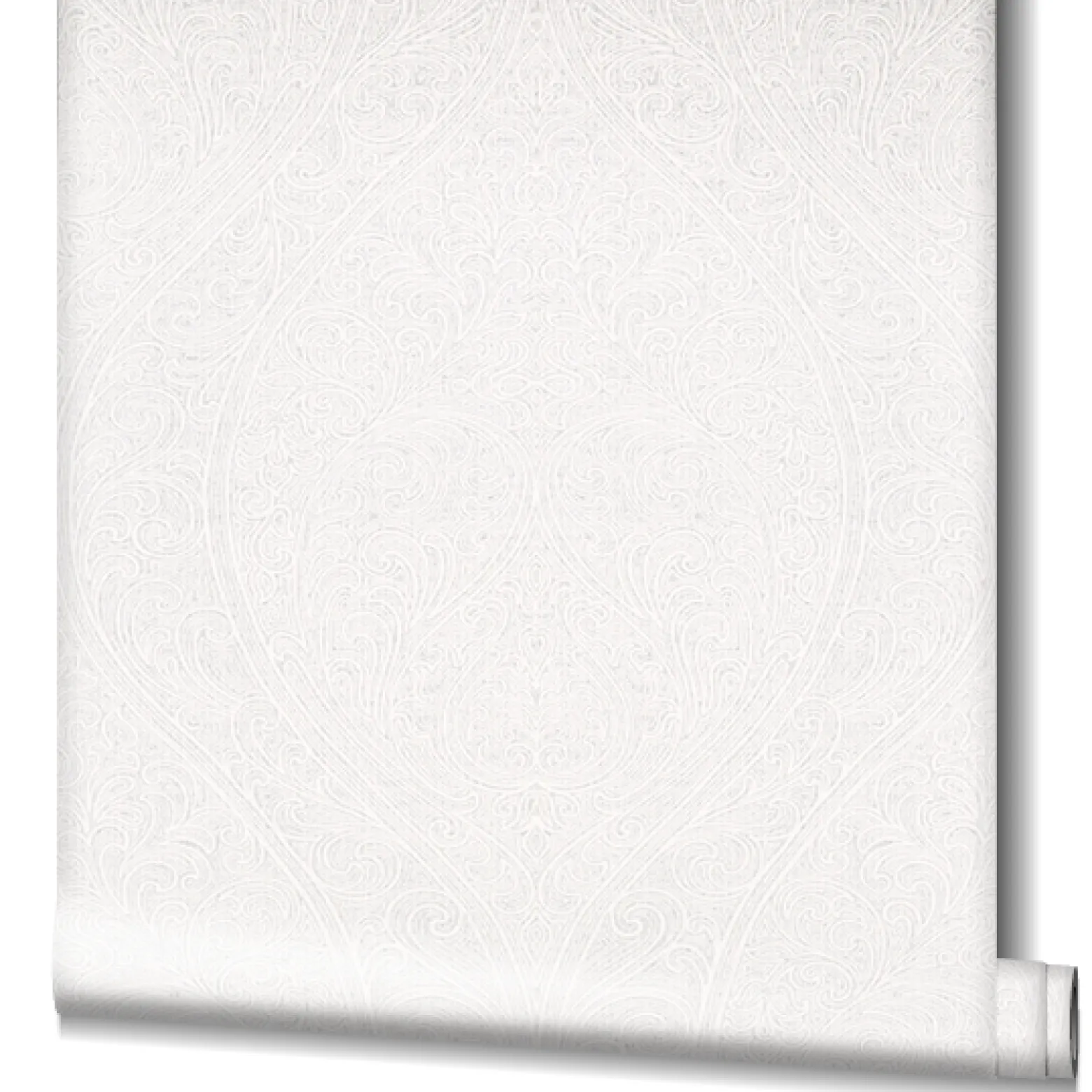 Vliestapete Weiß Silber Metallic Ornamente Marburg 32978
