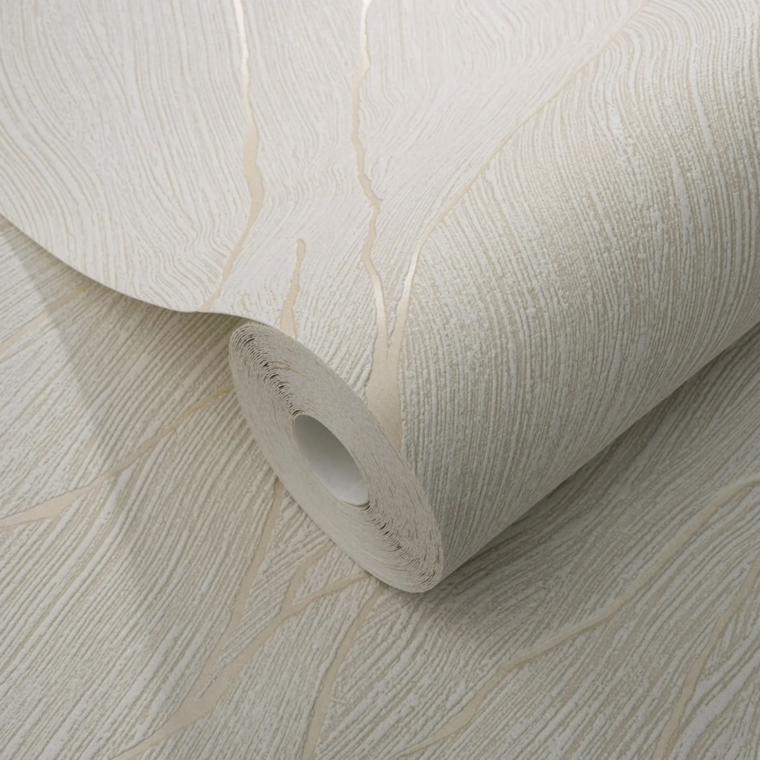 Vliestapete Wellen Maserung Grau Beige Metallic 10440-32