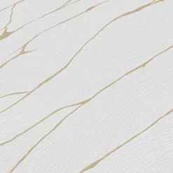 Vliestapete Wellen Maserung Hellgrau Gold Metallic 10440-31
