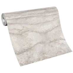Vliestapete Wellen Muster 3D-Optik Beige Grau 10299-02