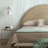 Vliestapete Wellen Muster Streifen Grün Blau Creme 82553