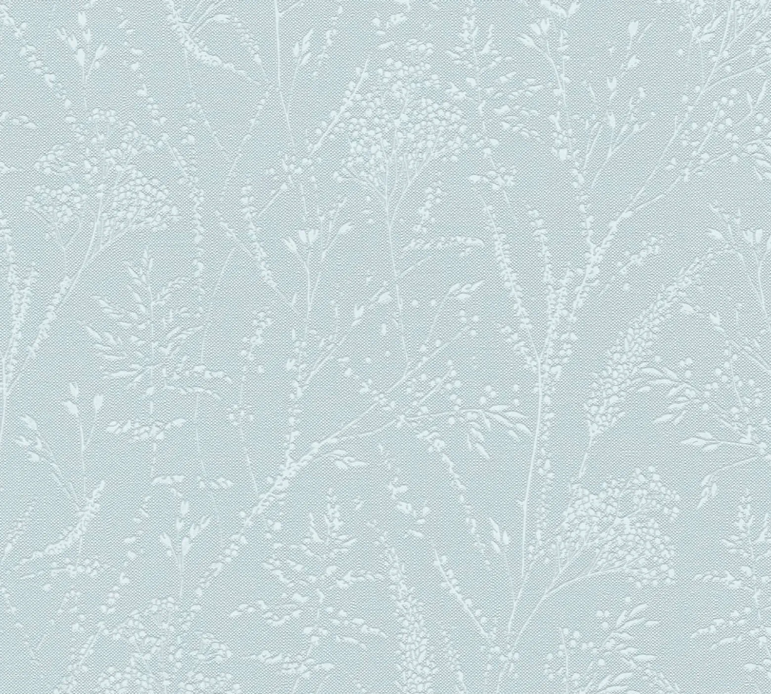 Vliestapete Wildblumen Floral Blau Weiß Glanz 39766-4