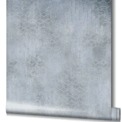 Vliestapete Würfel Beton dunkelgrau Glanz Hailey 82242