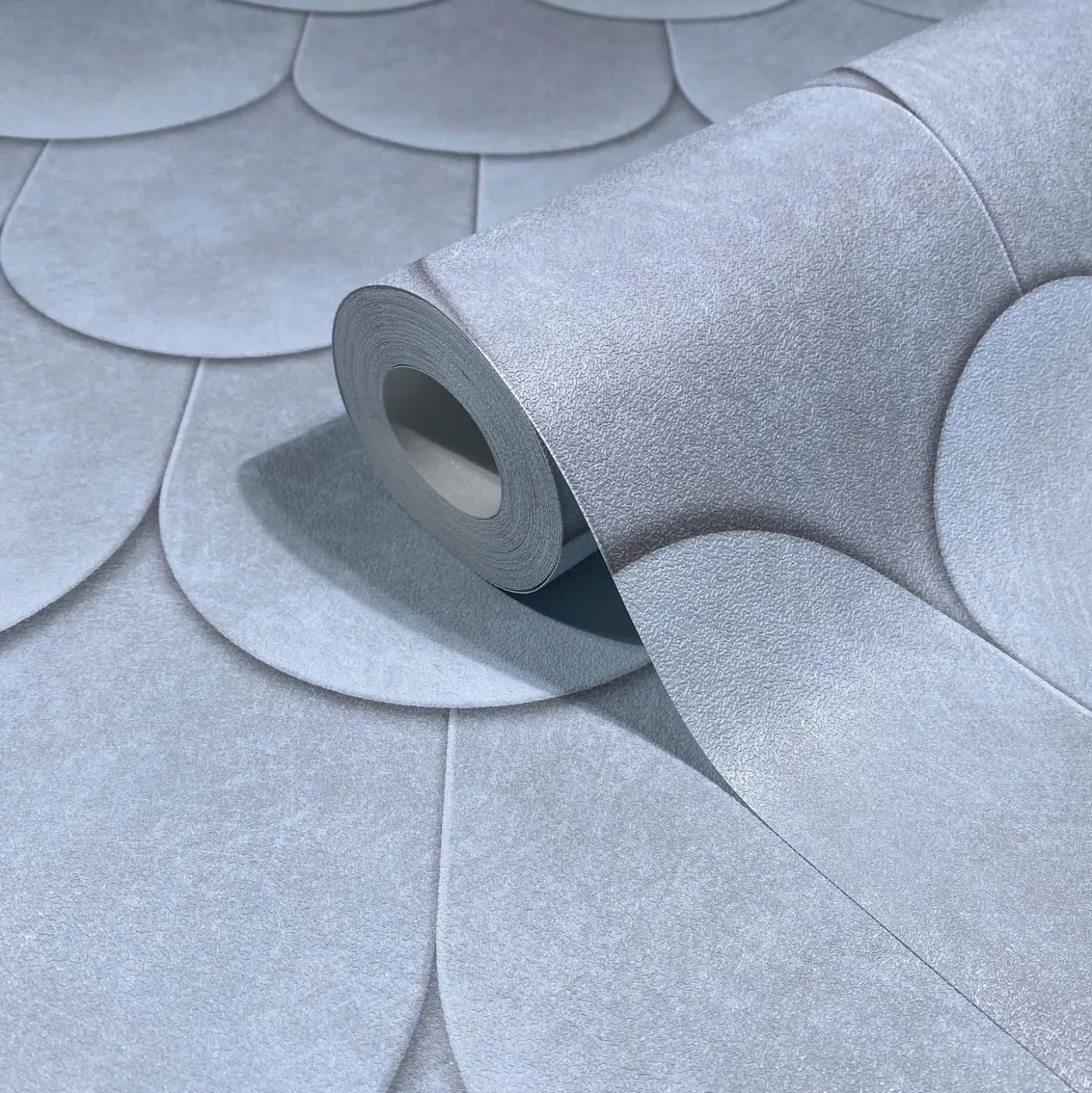 Vliestapete Ziegel Kachel Betonoptik Blau Grau 81656
