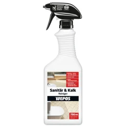 Wepos Sanitär & Kalk Reiniger Spray Gel 750 ml