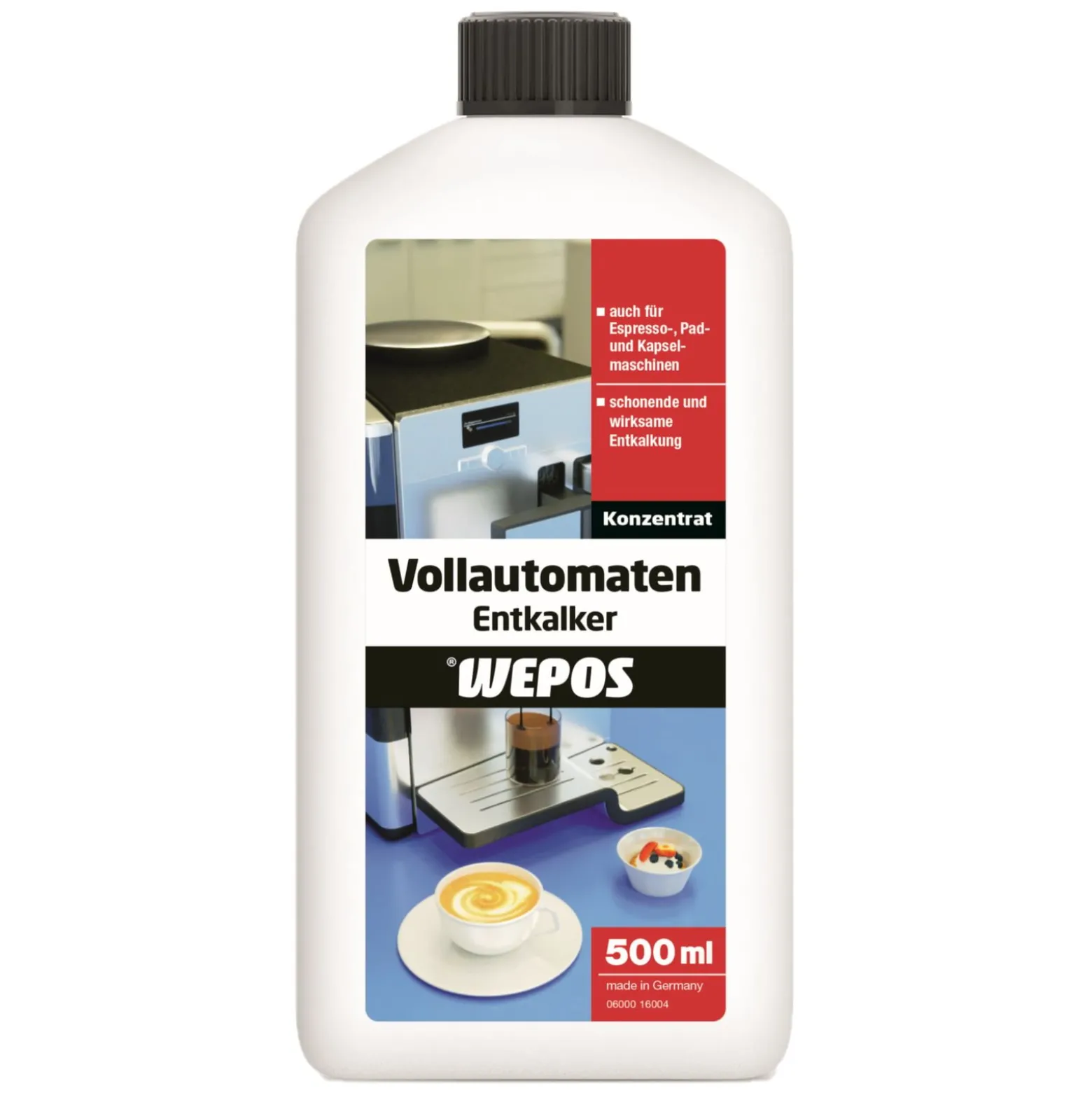 Wepos Vollautomaten Entkalker Kaffeemaschine 500 ml