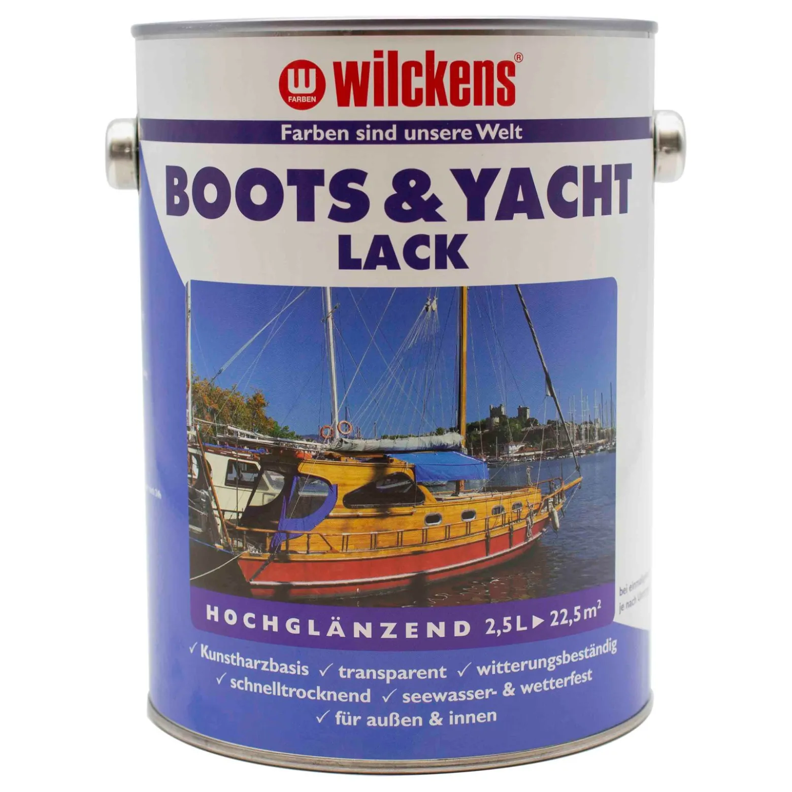 Wilckens Bootslack Yachtlack farblos hochglänzend 2,5L