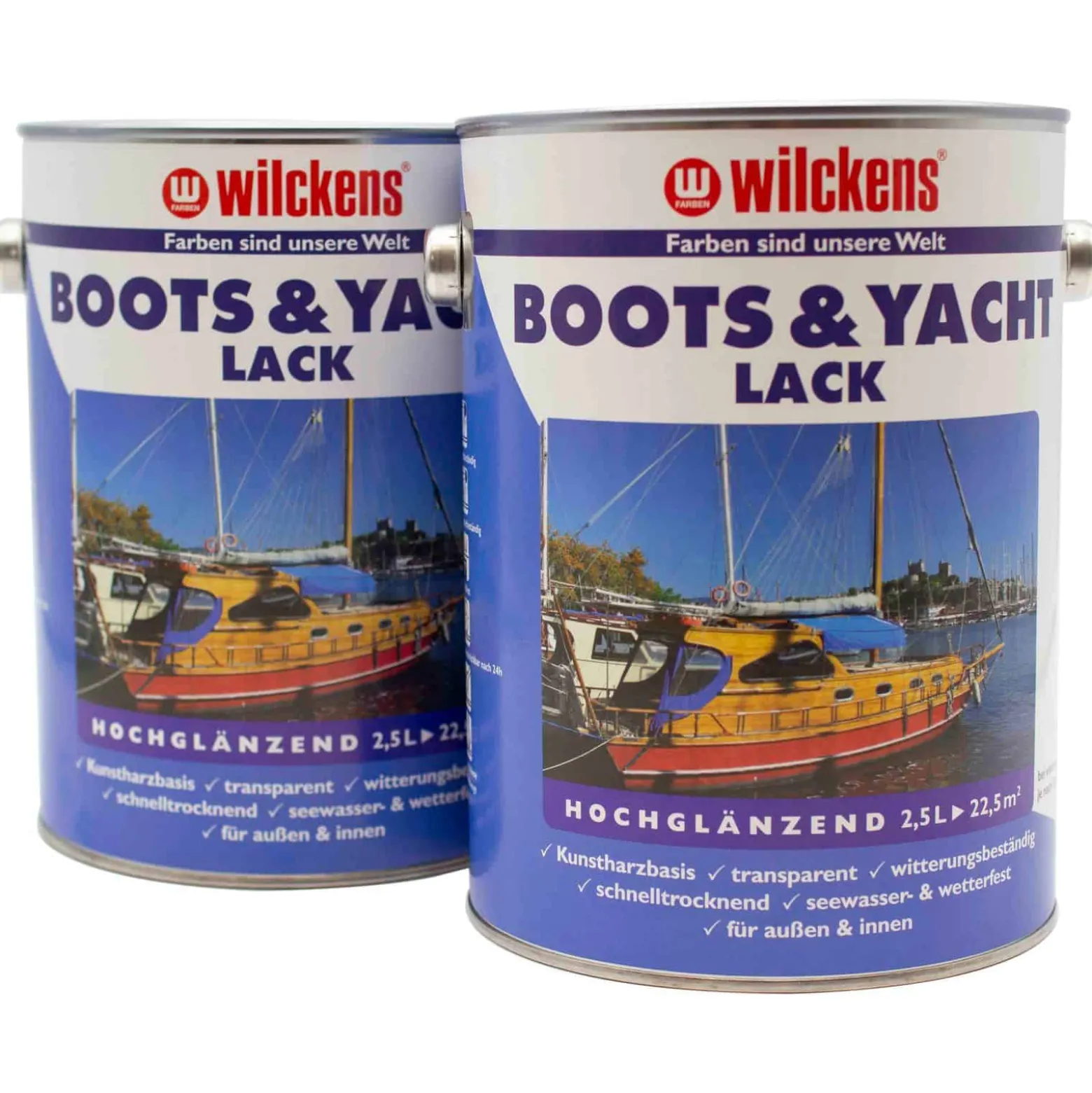 Wilckens Bootslack Yachtlack farblos hochglänzend 2,5L