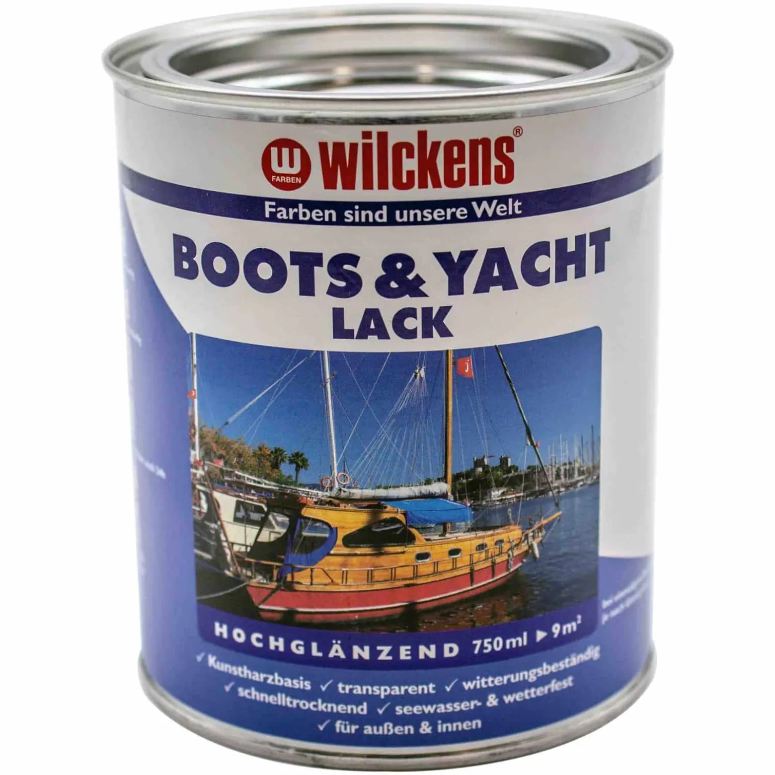 Wilckens Bootslack Yachtlack farblos hochglänzend 750ml