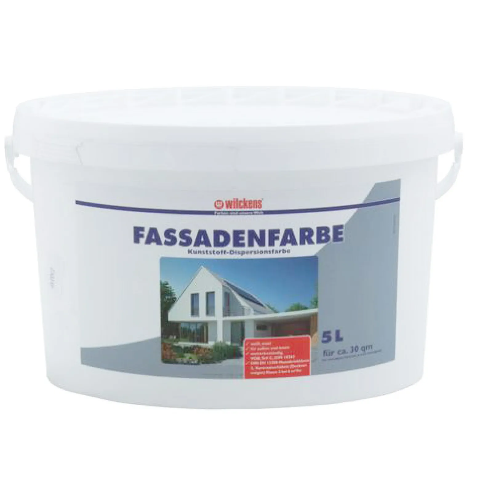 Wilckens Fassadenfarbe 5l Weiß Farbe Fassade Wilckens