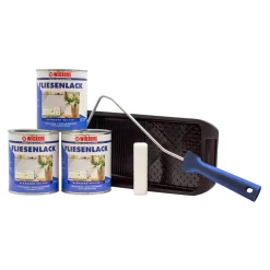 Wilckens Fliesenlack Cremeweiß für 24 qm mit Lackierset