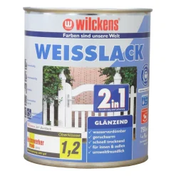 Wilckens 2in1 Weisslack seidenmatt glänzend 750 ml