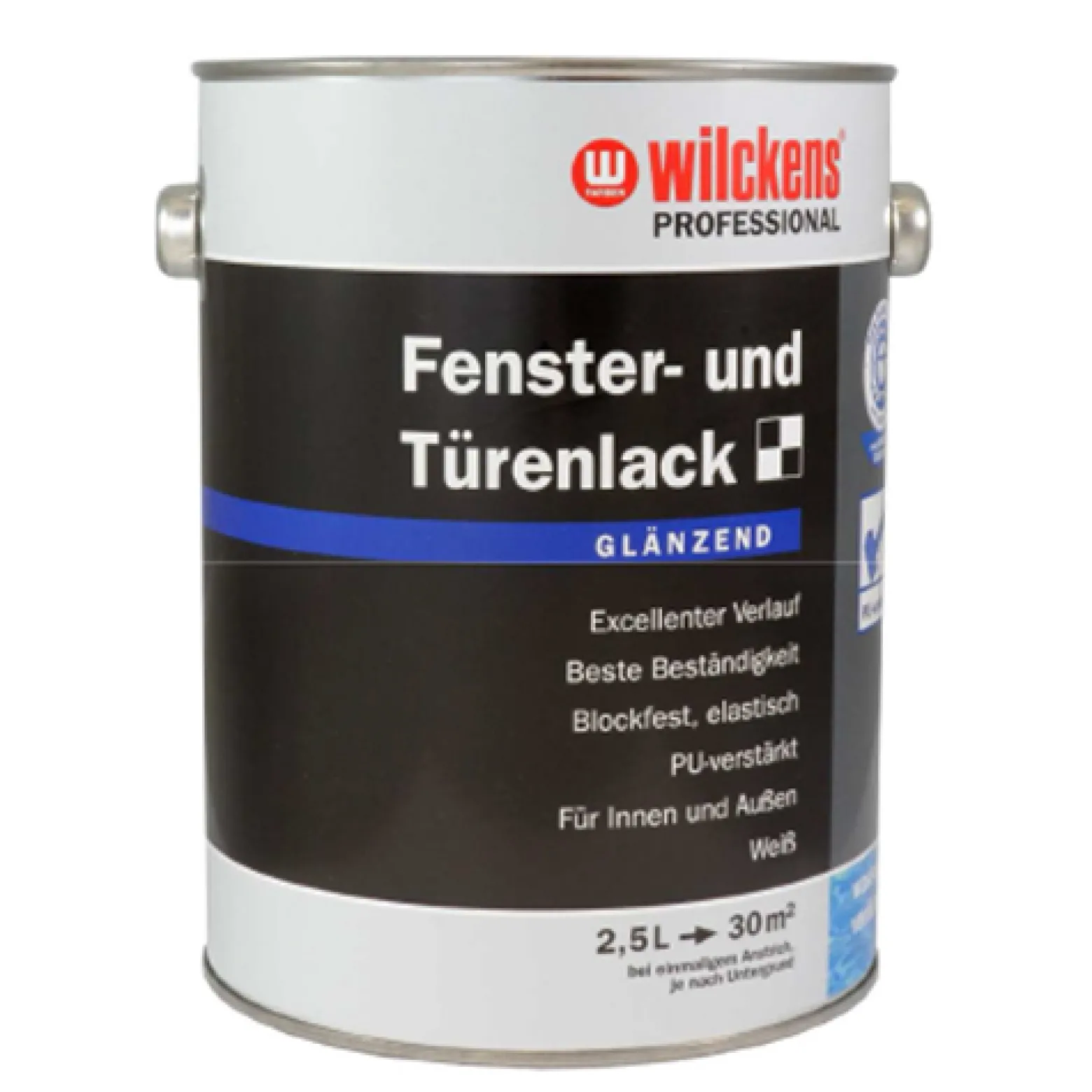 Wilckens Profi Fenster & Türenlack weiß 2,5 Liter