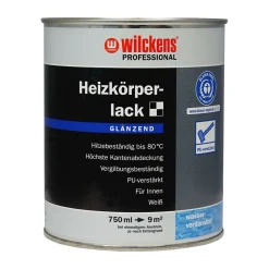 Wilckens Profi Heizkörperlack seidenmatt glänzend 750 ml