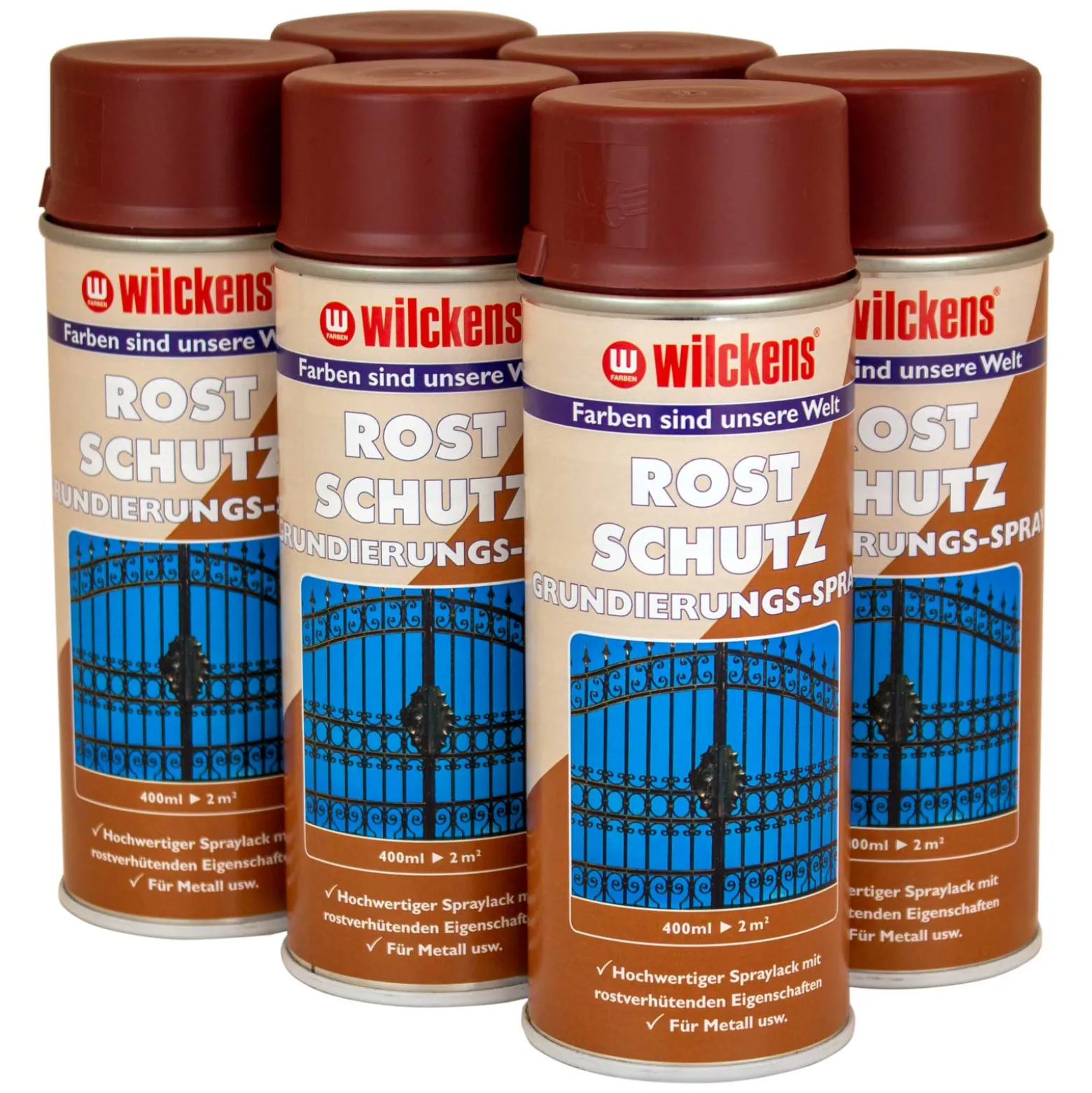 Wilckens Rostschutzgrundierspray Rotbraun matt 400 ml